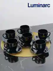 Набор чайный Luminarc "Карин черный", 12 предметов