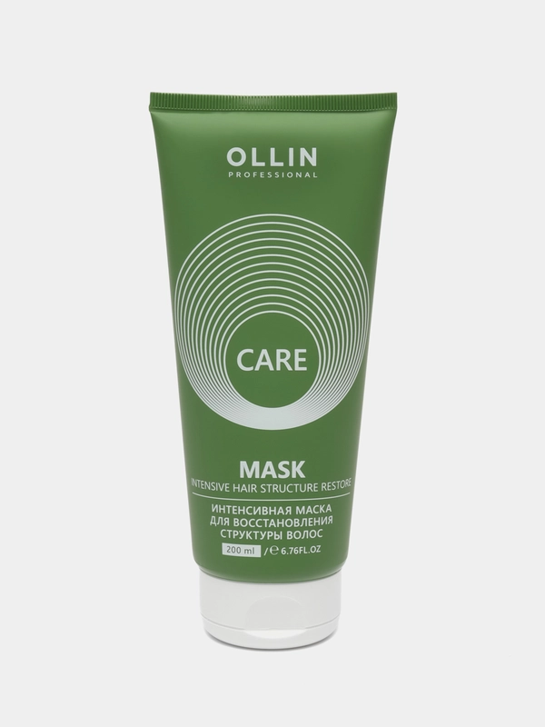 Интенсивная маска для восстановления структуры волос CARE "OLLIN PROFESSIONAL"200мл