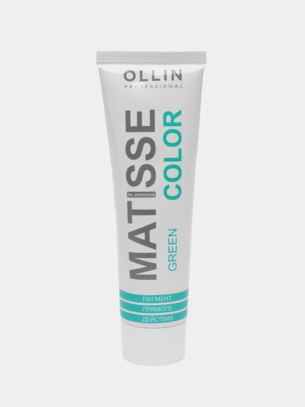 OLLIN PROFESSIONAL Пигмент MATISSE COLOR прямого действия зеленый 100 мл