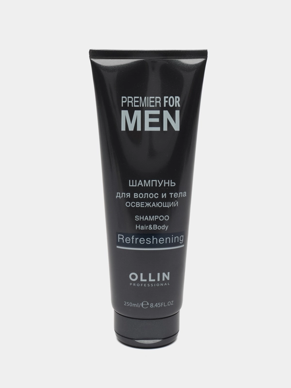 OLLIN PROFESSIONAL Шампунь PREMIER FOR MEN для ежедневного ухода освежающий 250 мл