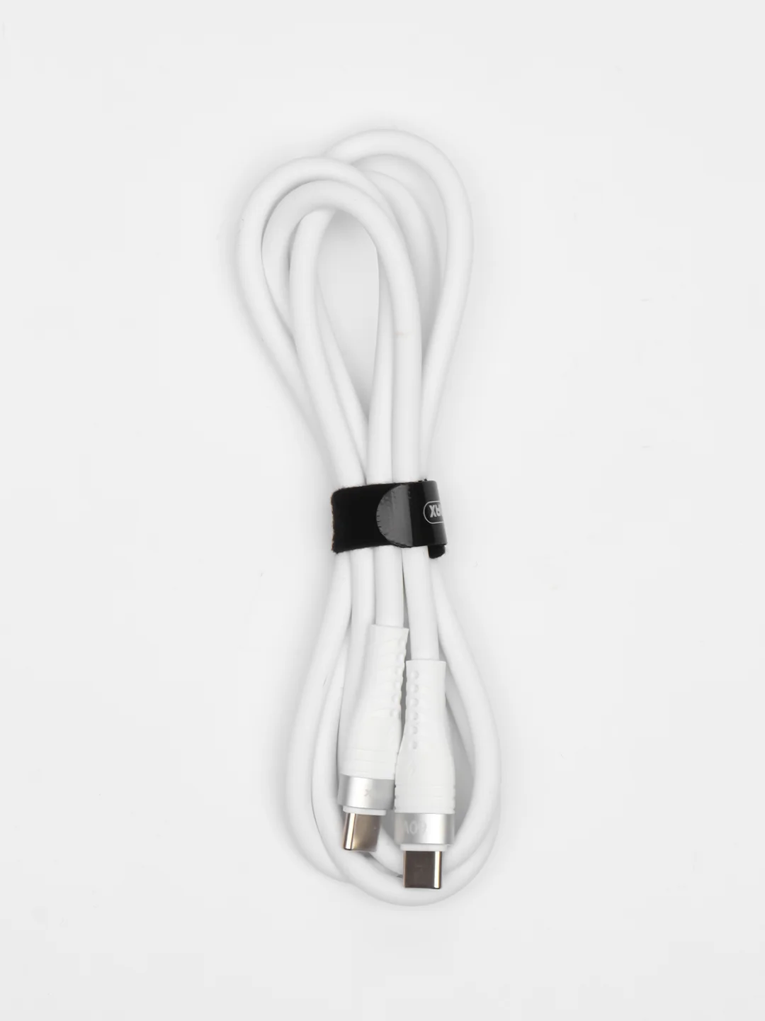 Белый кабель с быстрой зарядкой Type-C / Type-C 60w, 1.2 м, Soft, для iPhone и Android, Тайп си