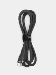 Серый кабель с быстрой зарядкой Type-C / Type-C 60w, 1.2 м, Soft, для iPhone и Android, Тайп си