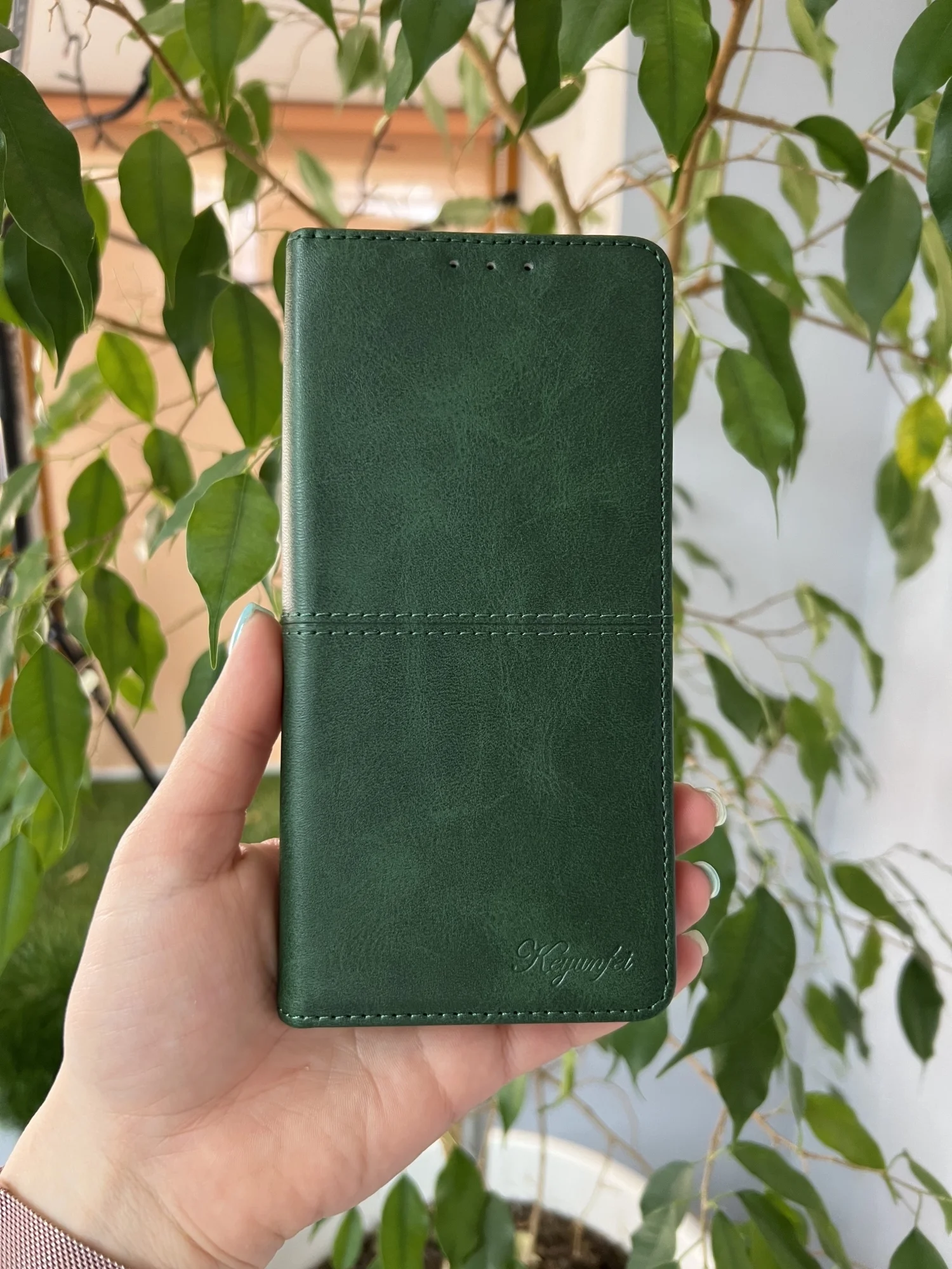 Тёмно-зелёный чехол книжка elitcase для Honor X9B / Хонор Х9В