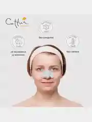 Угольные очищающие полоски для носа Cettua, 6 штук