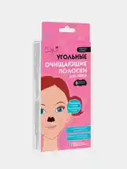 Угольные очищающие полоски для носа Cettua, 6 штук