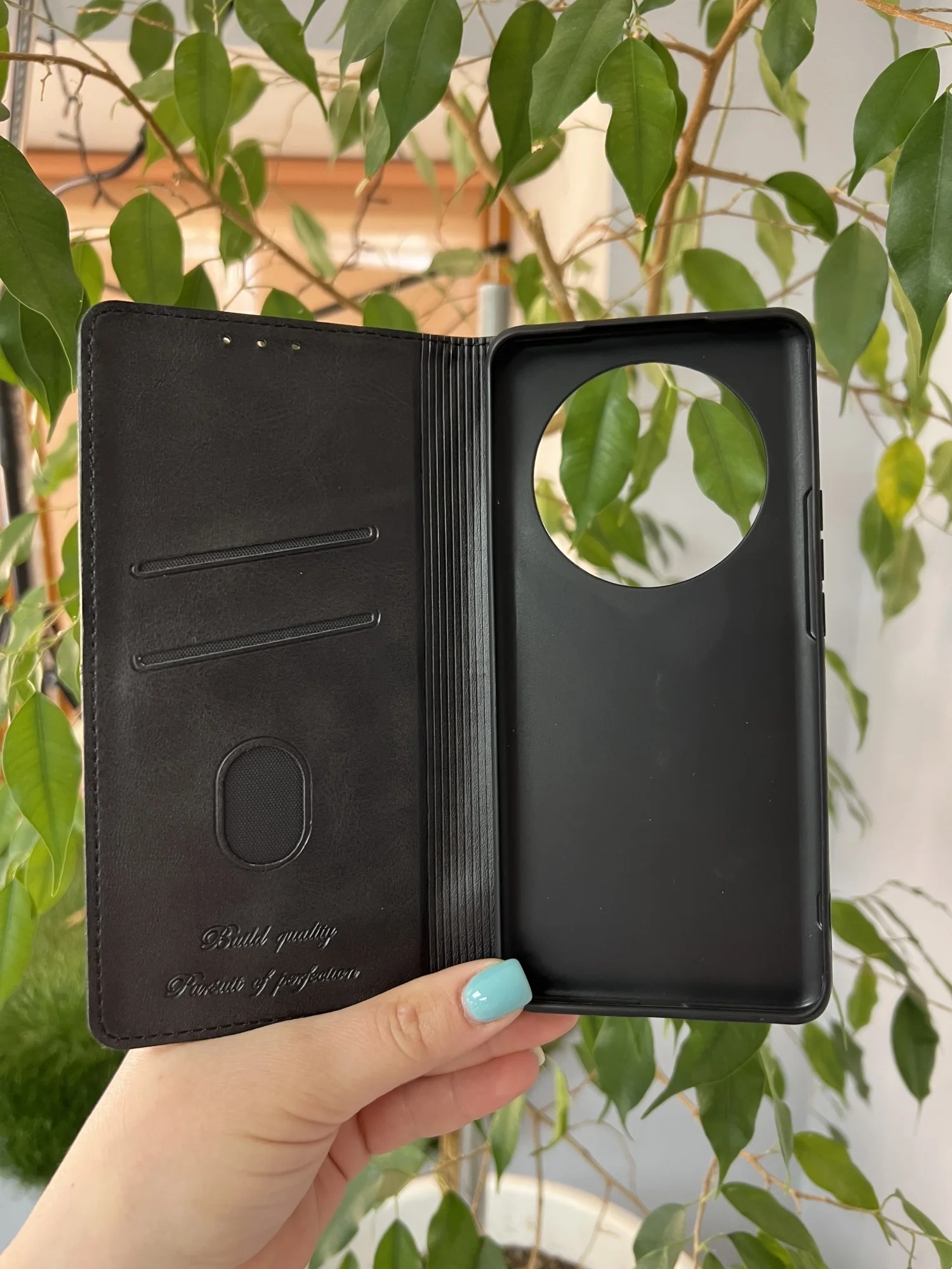 Черный чехол книжка elitcase для Honor X9B / Хонор Х9В