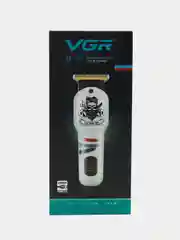 Белый машинка для стрижки волос, триммер для бороды VGR V-971