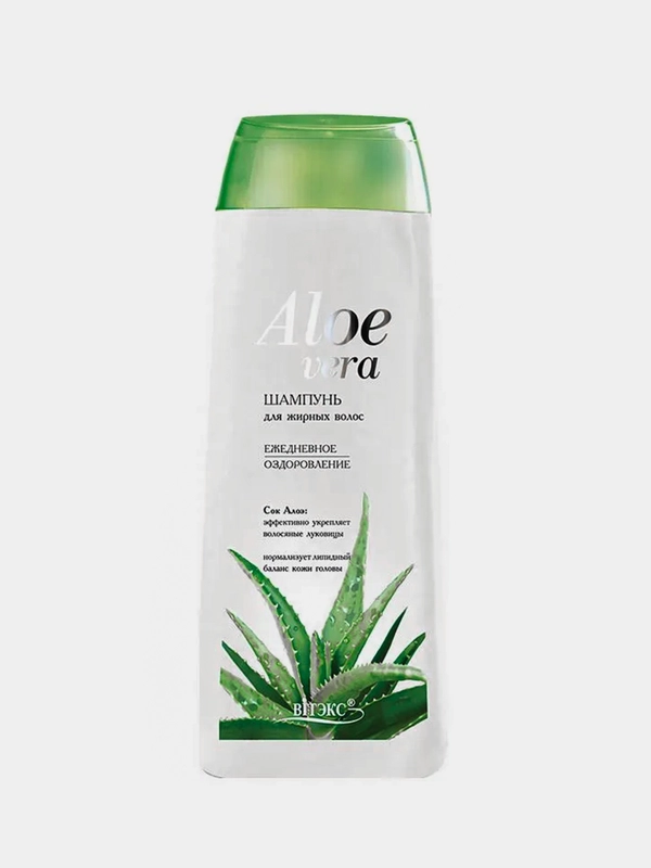 Шампунь Витэкс ALOE VERA Ежедневное оздоровление, для жирных волос, 500мл