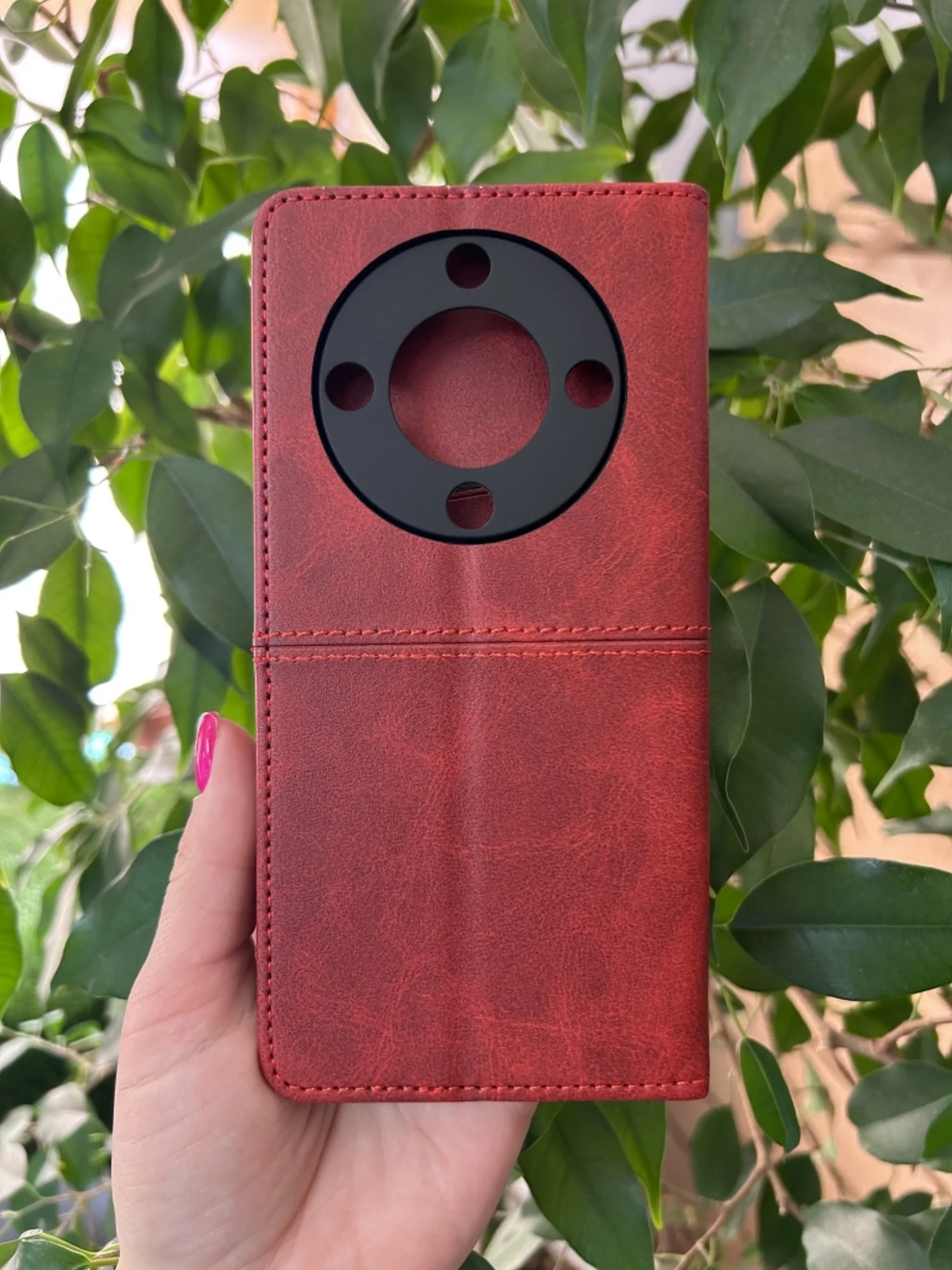 Красный чехол книжка elitcase для Honor X9A / Хонор Х9А