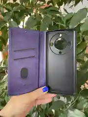 Фиолетовый чехол книжка elitcase для Honor X9A / Хонор Х9А