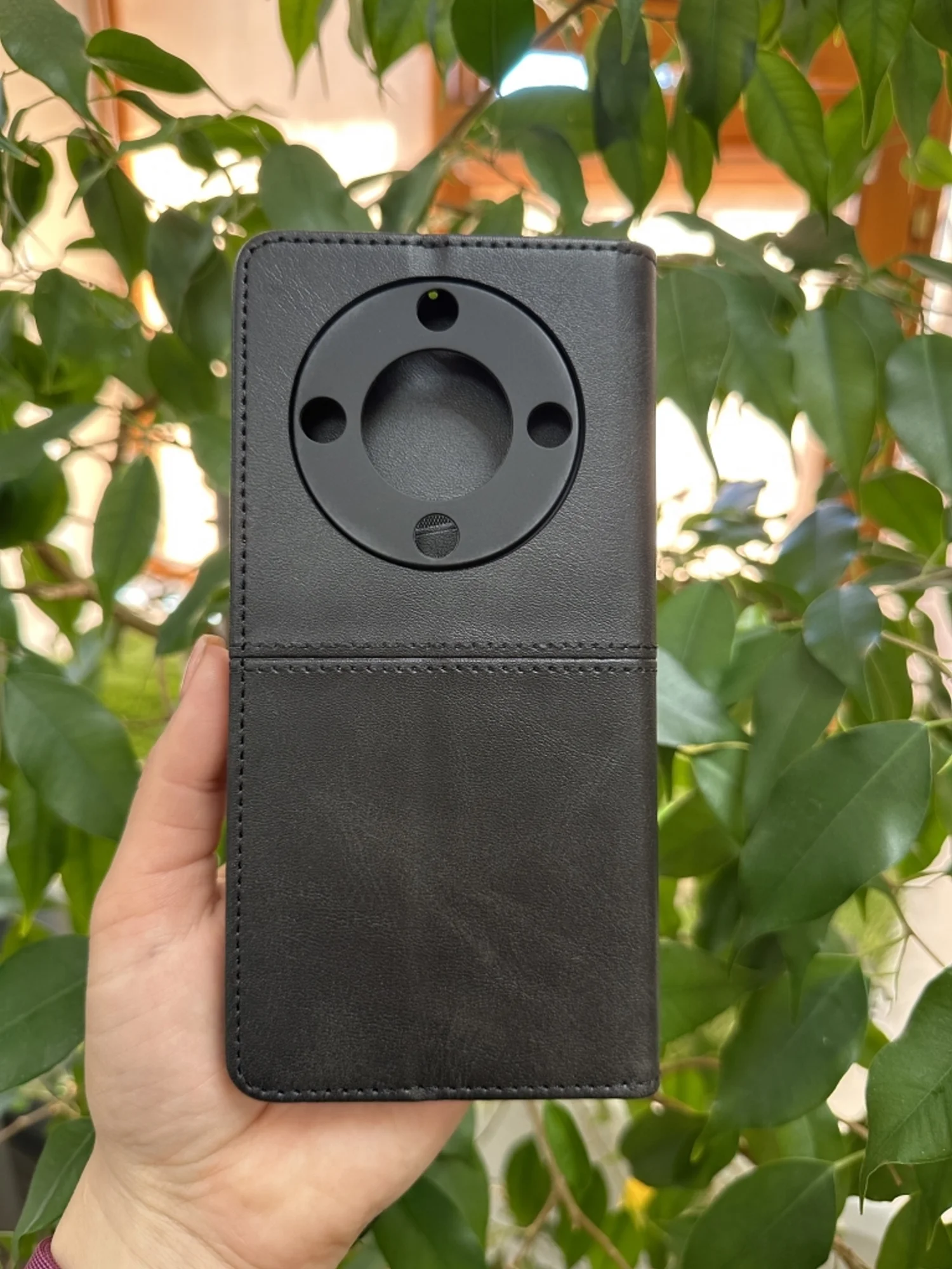 Черный чехол книжка elitcase для Honor X9A / Хонор Х9А