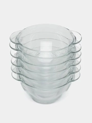 Бульонница прозрачная Luminarc, 560мл, 6 штук