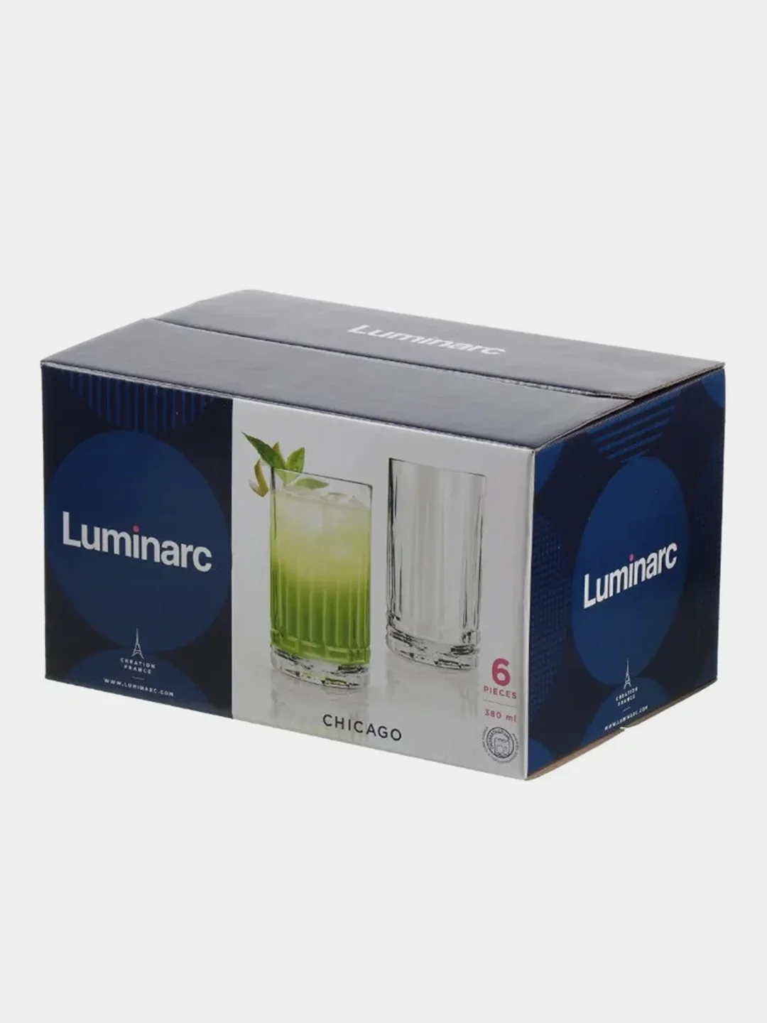 Набор стаканов Luminarc "Чикаго", высокий, 380мл, 6 штук