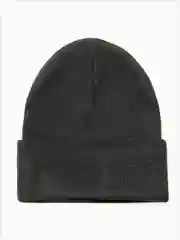 Шапка мужская двуслойная с отворотом one size, цвет чёрный