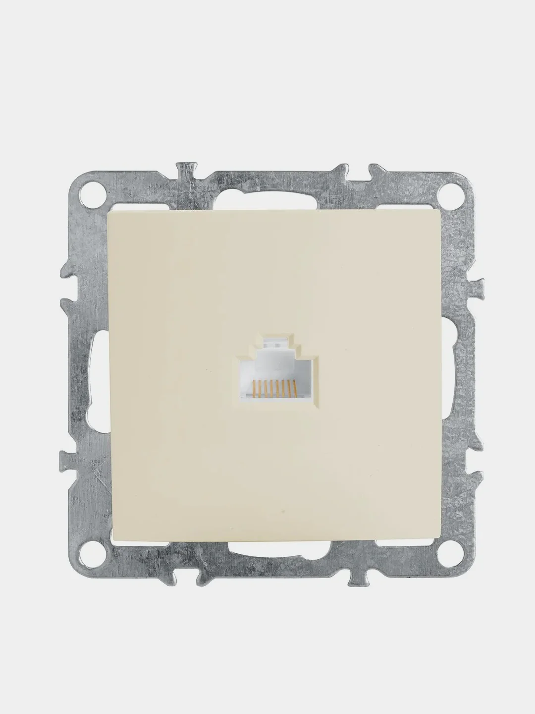 Розетка компьютерная 1-местная Stekker, PST00-9107-02, RJ-45 механизм, серия Эрна