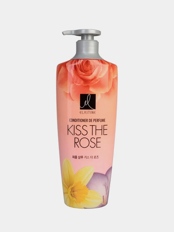 Парфюмированный кондиционер для всех типов волос Elastine Kiss the rose, 600мл