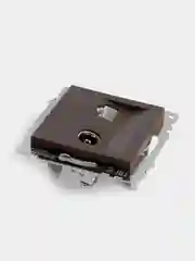 Розетка TV + компьютерная Stekker, GLS00-7106-04, RJ-45 механизм, серия Катрин