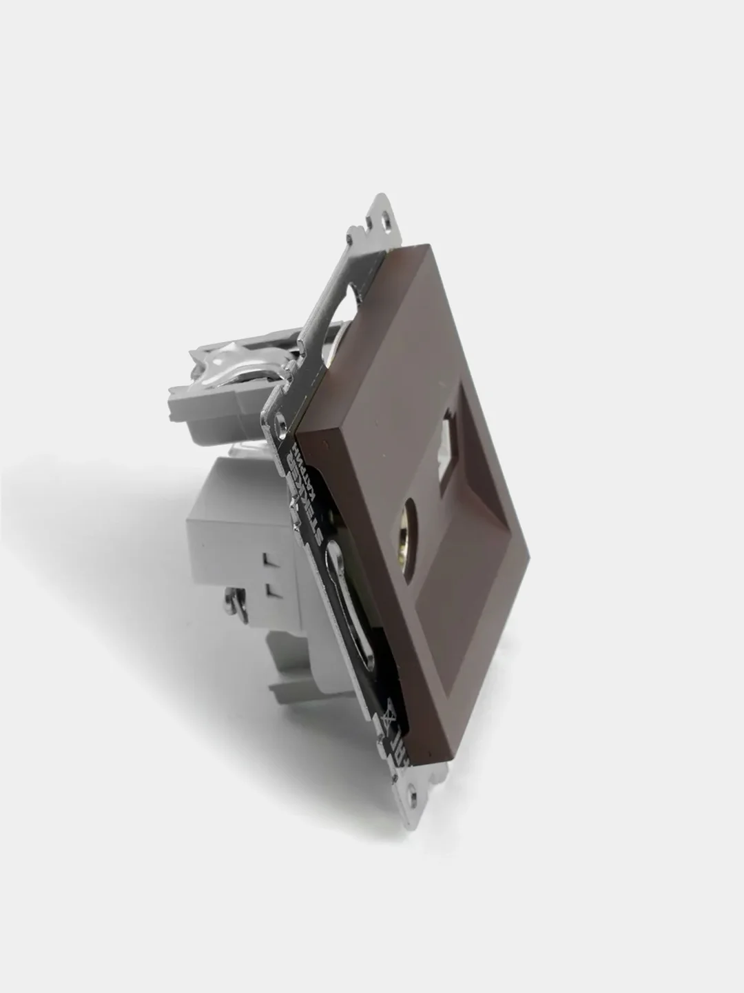Розетка TV + компьютерная Stekker, GLS00-7106-04, RJ-45 механизм, серия Катрин