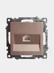Розетка компьютерная 1-местная Stekker, GLS00-7107-02 RJ-45 механизм, серия Катрин