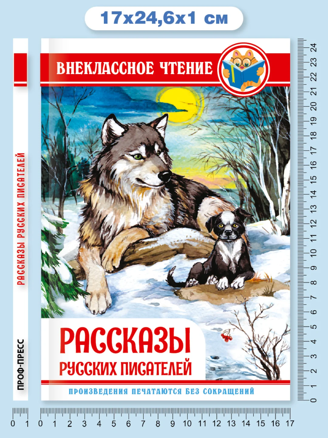 Книга для детей Внеклассное чтение "Рассказы русских писателей" 128 стр. Проф-Пресс