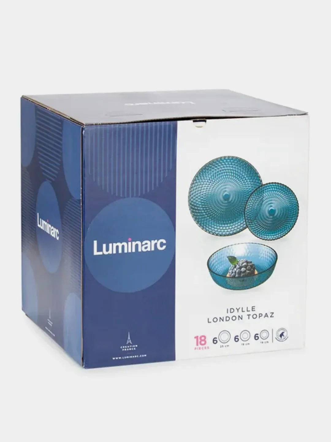 Набор столовый LUMINARC Идиллия Лондон Топаз, 18 предметов
