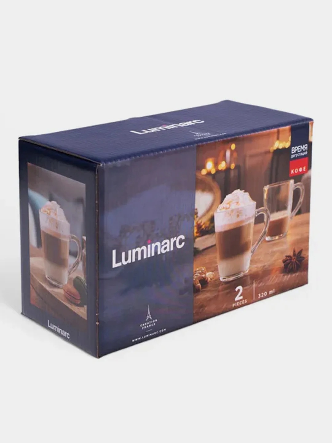 Набор кружек LUMINARC Время Дегустаций "Кофе", 320 мл, 2 штуки