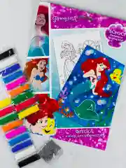 Фреска из цветного песка для девочек Русалочка Ариель Ариэль