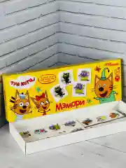 Детская карточная Мэмори Три кота Кошка мемори мемо