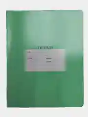 Зеленый комплект из 7 тетрадей школьных зеленых узкая косая линия, плотная обложка
