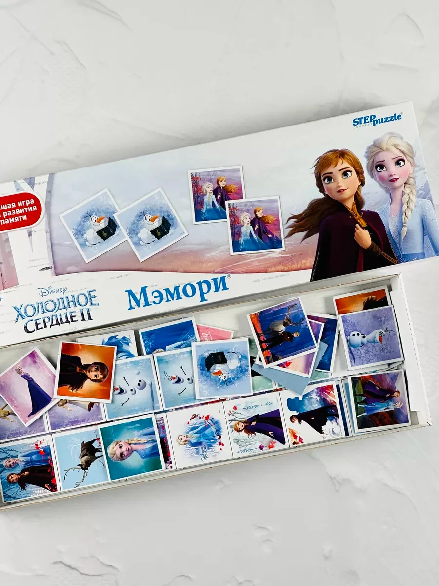 Мэмори мемори карточная игра детская Холодное сердце Эльза