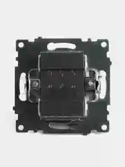 Переключатель 2-клавишный Stekker GLS10-7107-08, серия Катрин, золотистый