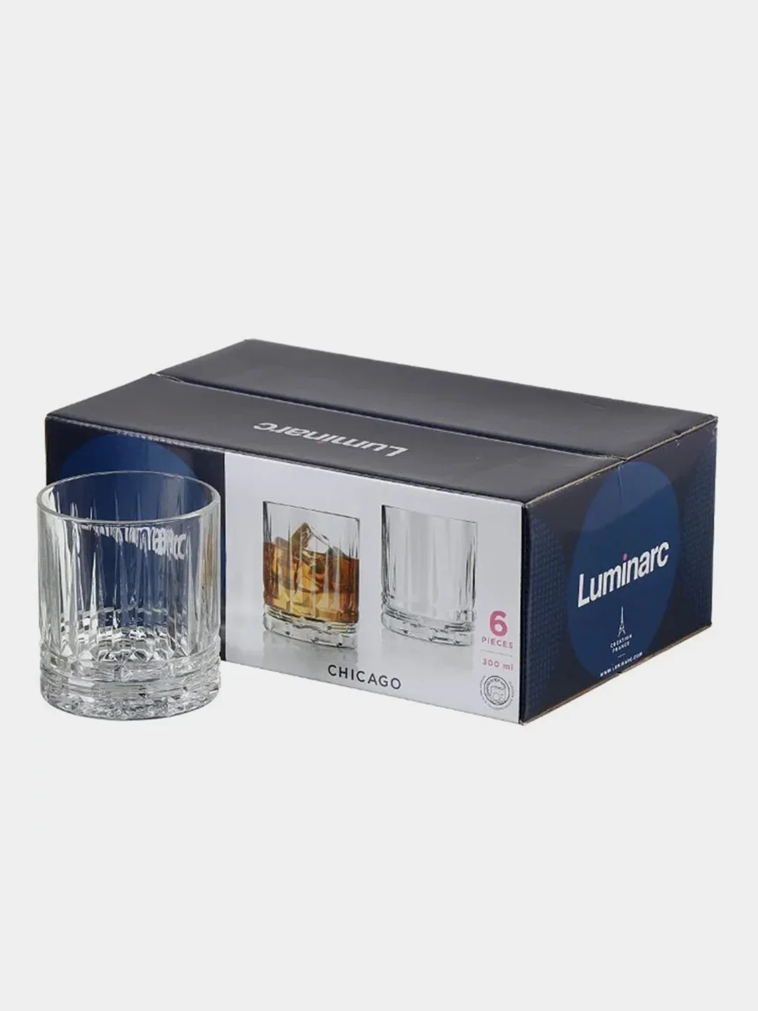 Набор низких стаканов LUMINARC ЧИКАГО, 300 мл, 6 штук