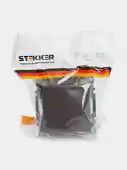 Розетка STEKKER GLS16-7112-04, 1-местная с крышкой, 250В/16А, шоколад