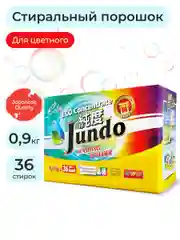 Экологичнный концентрированный порошок для стирки Jundo Color Цветного белья 900 гр