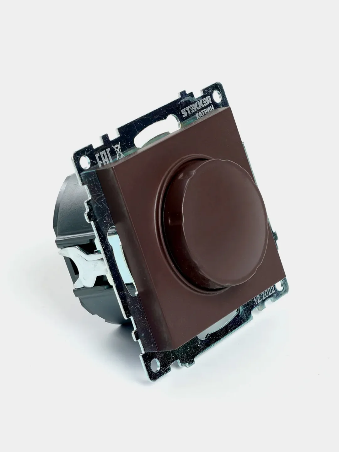 Выключатель диммирующий TRIAC Stekker Катрин GLS10-7106-04, 250В, 500W, шоколад