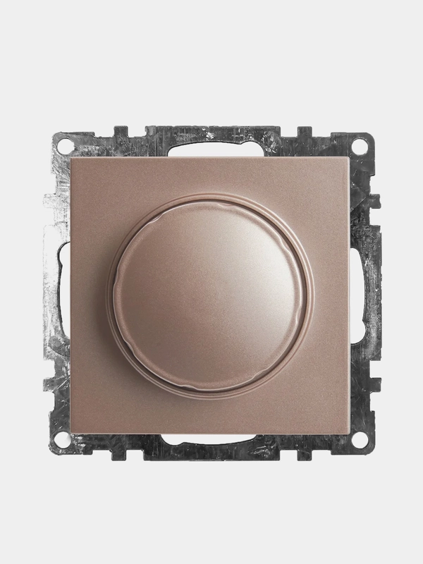 Выключатель диммирующий Stekker Катрин TRIAC GLS10-7106-02, 250В, 500W, шампань