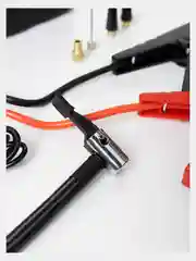 Черный зарядное устройство для автомобиля, PowerBank, компрессор автомобильный, фонарик - 4 в 1