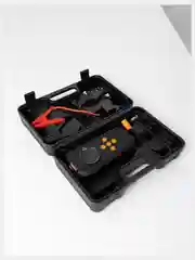 Черный зарядное устройство для автомобиля, PowerBank, компрессор автомобильный, фонарик - 4 в 1