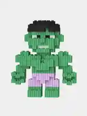 Тёмно-розовый конструктор 3д детский 3D, развивающая игрушка из мини-блоков,фигурка Куроми, Соник, Стич