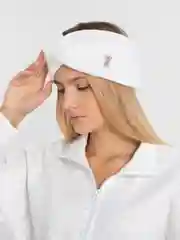 Белый вязаная повязка на голову