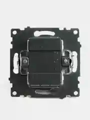 Выключатель Stekker GLS10-7101-08, 1-клавишный c индикатором (механизм), 250В/10А, золото
