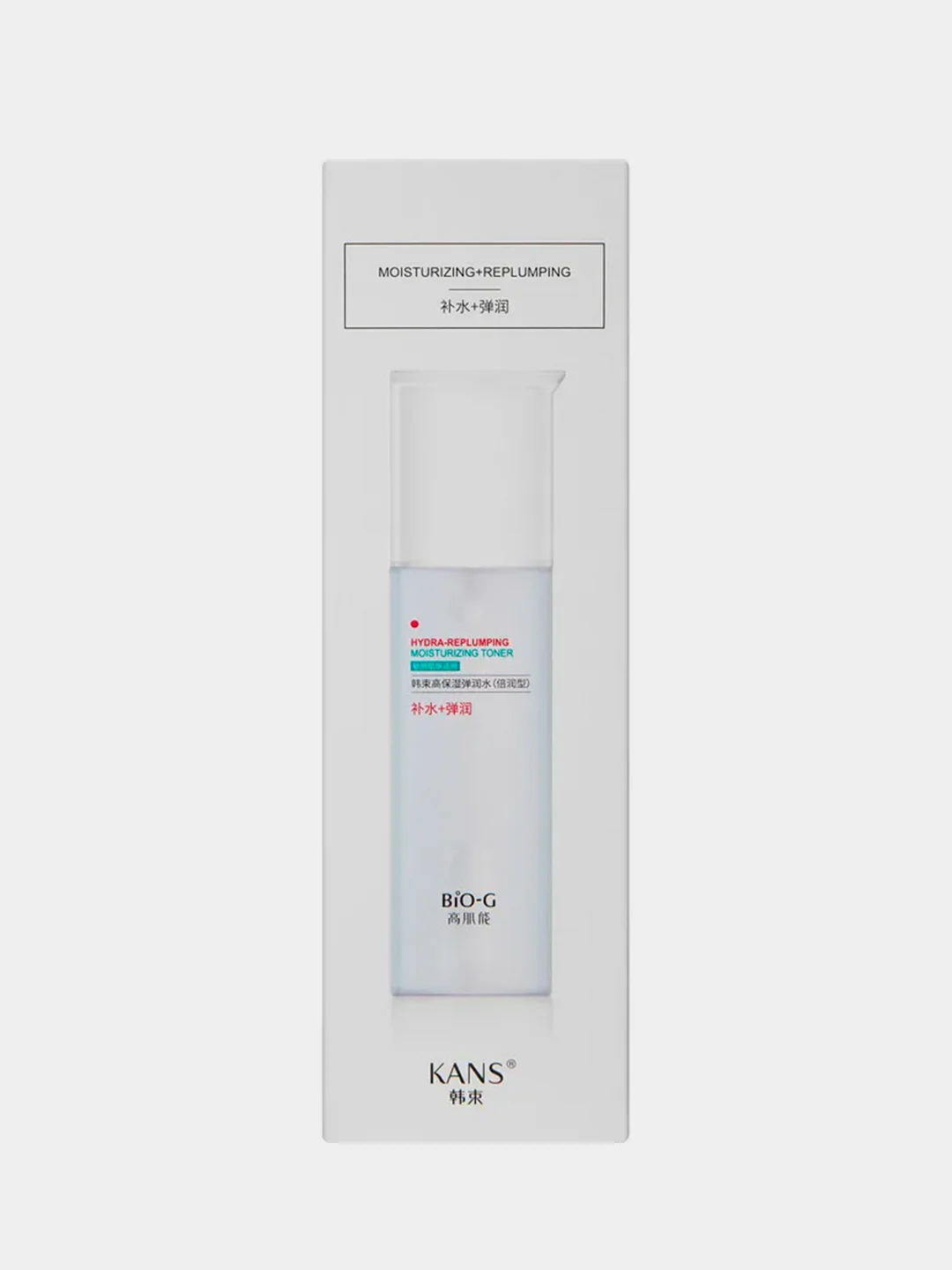 Увлажняющий тоник двойного действия KANS Bio-G Hydra-Replumping Moisturizing, 130 мл