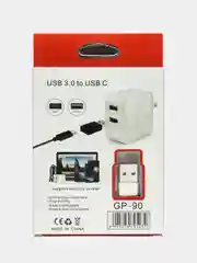 Серебряный переходник Type-C на USB 3.0, адаптер для смартфона, планшета, для мобильных устройств