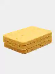 Натуральные губки для мытья посуды, из древесной целлюлозы, 3шт