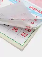 Голубой календарь на магните на 2025 год. 20 видов