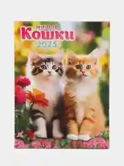 Голубой календарь на магните на 2025 год. 20 видов