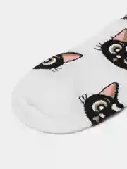 Разноцветный носки Сейлор Мун / Носки Luna Sailor Moon Cat / Высокие Аниме носки с принтом