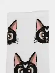 Разноцветный носки Сейлор Мун / Носки Luna Sailor Moon Cat / Высокие Аниме носки с принтом