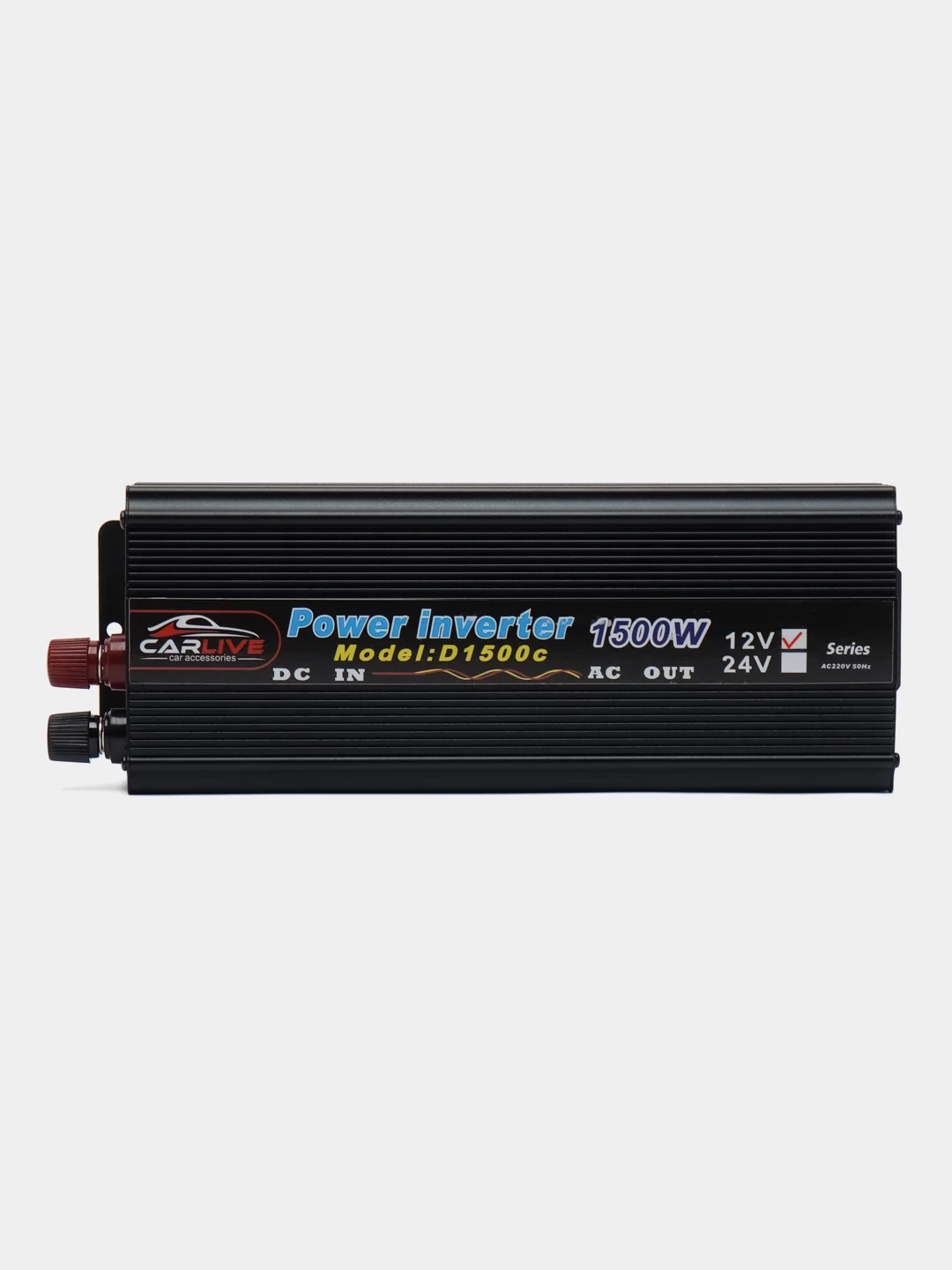 Инвертор автомобильный преобразователь Carlive 12-220V 300/500/1000/1500W