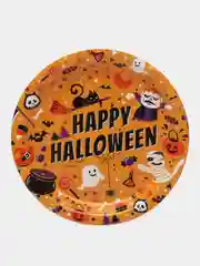 Манго набор тарелок бумажный  "Вечеринка Хэллоуин", 18 см, 6 штук "Halloween"